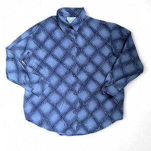 Vintage Susan Graver button up, Size Large